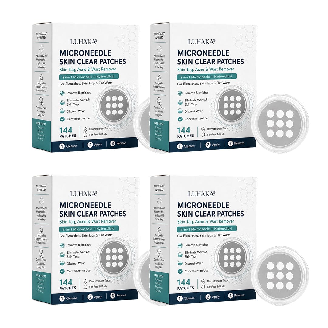 🌟 Luhaka® 2-in-1 Microneedle & Hydrocolloid Patch 🌿 A Dual-Action Solution for Face & Body Care—Helps Improve the Look of Moles, Acne, Flat Warts, Skin Tags, Wrinkles, Scars, and Other Common Skin Concerns ace 1