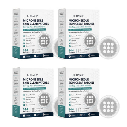 🌟 Luhaka® 2-in-1 Microneedle & Hydrocolloid Patch 🌿 A Dual-Action Solution for Face & Body Care—Helps Improve the Look of Moles, Acne, Flat Warts, Skin Tags, Wrinkles, Scars, and Other Common Skin Concerns ace 1