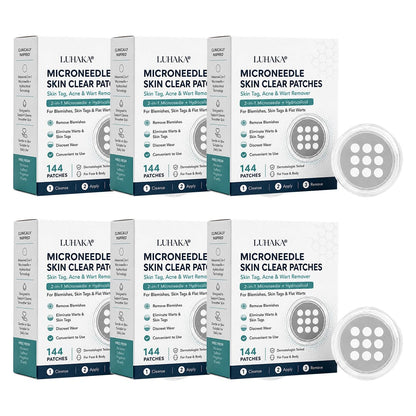 🌟 Luhaka® 2-in-1 Microneedle & Hydrocolloid Patch 🌿 A Dual-Action Solution for Face & Body Care—Helps Improve the Look of Moles, Acne, Flat Warts, Skin Tags, Wrinkles, Scars, and Other Common Skin Concerns ace 1