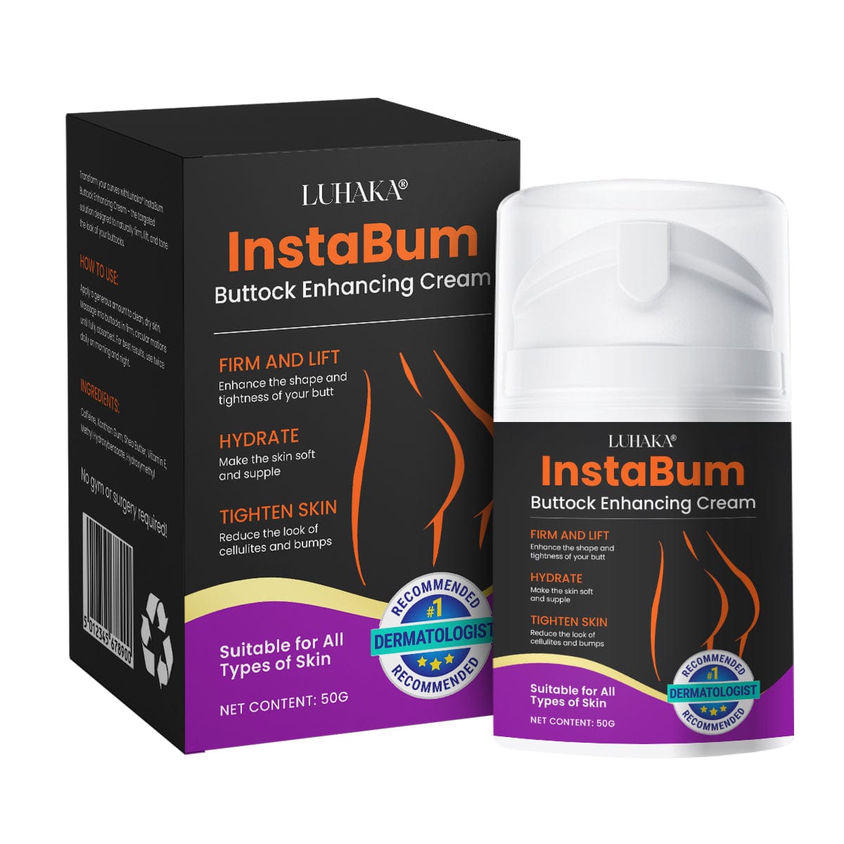 Luhaka® InstaBum Buttock Enhancing Cream