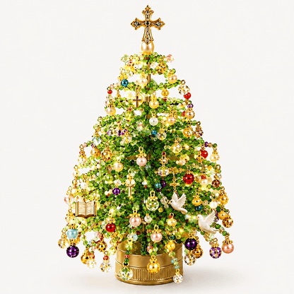 🎄✨ DIY Beaded Christmas Tree Kit