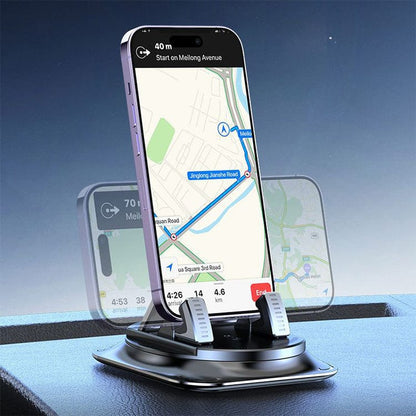 360° Rotating Car Phone Holder – Stable Grip • One-Hand Operation • Anti-Slip Protection 1