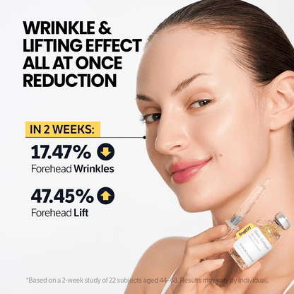 Silk Peptide Intensive Lifting Ampoule ACE 2 | Korean Anti-Aging Serum for Face with Collagen & 30 Peptide Complex | Skin Tightening & Firming (Botox Effect) | 72H Hydration