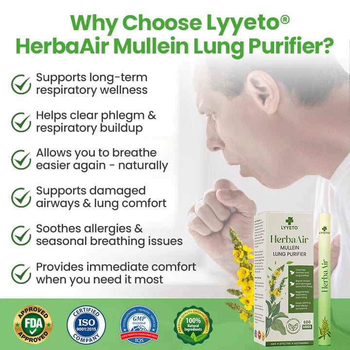 Lyyeto® HerbaAir Mullein Lung Purifier ACE