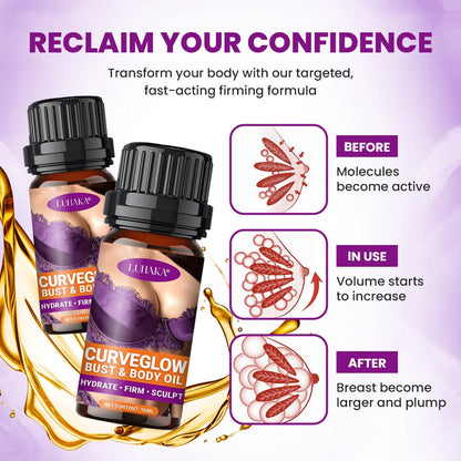 Luhaka® CurveGlow Bust and Body Oil