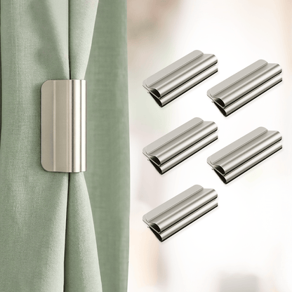 Heavy-Duty Magnetic Curtain Clips